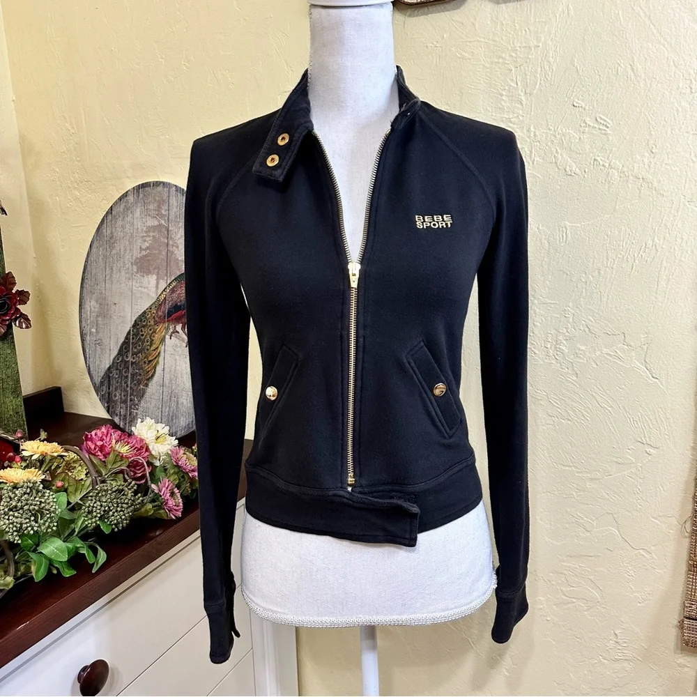 Bebe Sport Biker Jacket - Picture 1 of 8